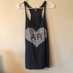 Arkansas Distressed Heart State Tank So Soft